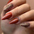 12 Sizes-24 Pcs Press On Nails Z833