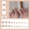 12 Sizes-24 Pcs Press On Nails F044