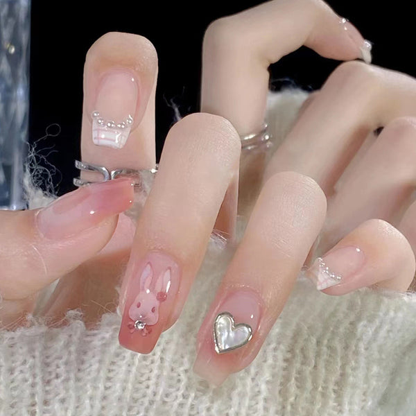 12 Sizes-24 Pcs Press On Nails Z555