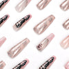 12 Sizes-24 Pcs Press On Nails JP1467