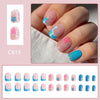 12 Sizes-24 Pcs Press On Nails C615