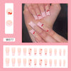 12 Sizes-24 Pcs Press On Nails W077