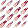 12 Sizes-24 Pcs Press On Nails JP3060