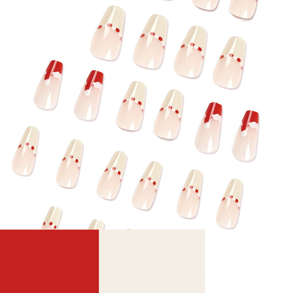 12 Sizes-24 Pcs Press On Nails JP1911