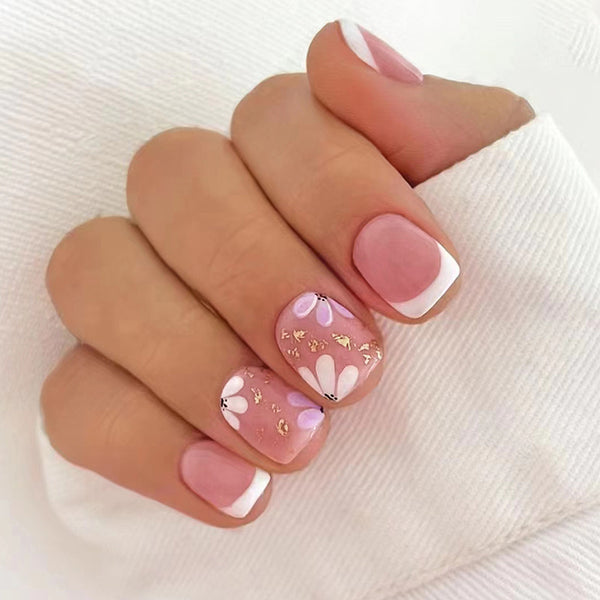 12 Sizes-24 Pcs Press On Nails W1214