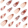 12 Sizes-24 Pcs Press On Nails JP3856