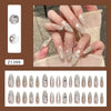 12 Sizes-24 Pcs Press On Nails Z1399