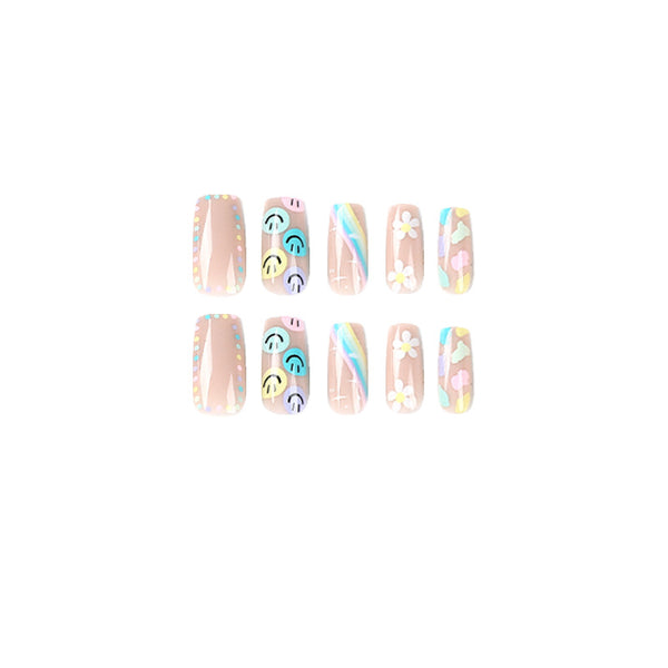 12 Sizes-24 Pcs Press On Nails JP2487
