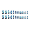 12 Sizes-24 Pcs Press On Nails W1931