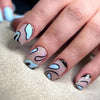 12 Sizes-24 Pcs Press On Nails W854