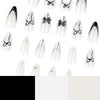 12 Sizes-24 Pcs Press On Nails JP4042