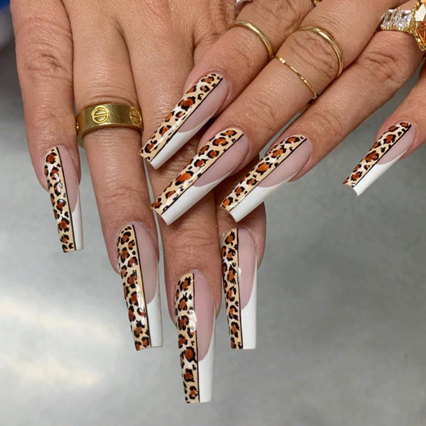 12 Sizes-24 Pcs Press On Nails JP1447