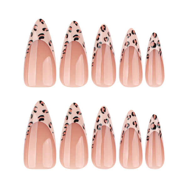 12 Sizes-24 Pcs Press On Nails JP4035