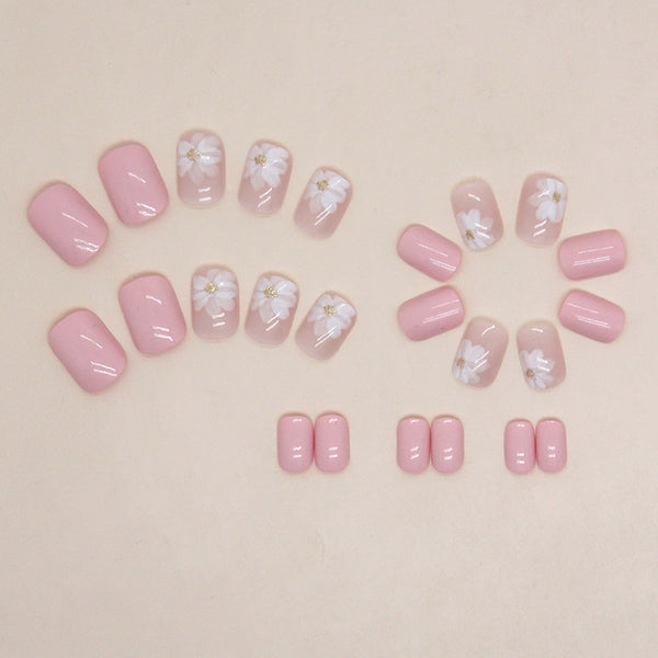 12 Sizes-24 Pcs Press On Nails W1467