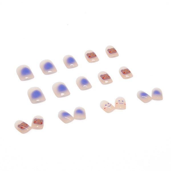 12 Sizes-24 Pcs Press On Nails R248