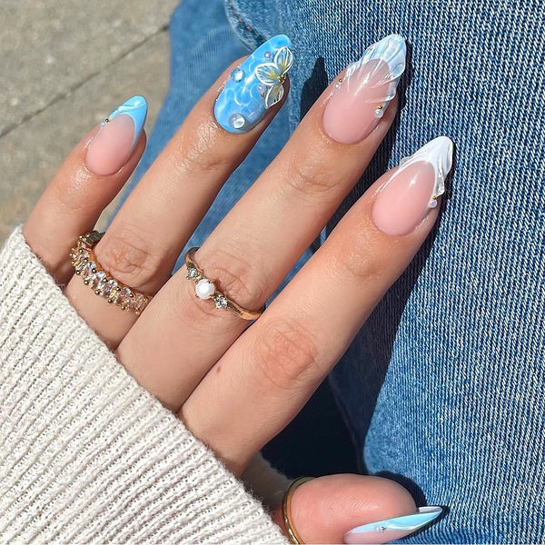 12 Sizes-24 PcsPress On Nails Jp3440