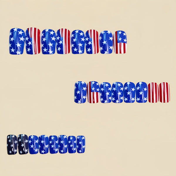 12 Sizes-24 Pcs Press On Nails Y1982