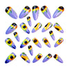 12 Sizes-24 Pcs Press On Nails Y1377