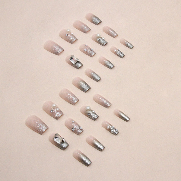 12 Sizes-24 Pcs Press On Nails Z818
