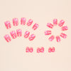 12 Sizes-24 Pcs Press On Nails W891