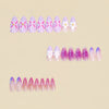 12 Sizes-24 Pcs Press On Nails Y1391