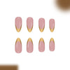 12 Sizes-24 Pcs Press On Nails C1365