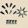 12 Sizes-24 Pcs Press On Nails Y1056