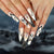 12 Sizes-24 Pcs Press On Nails JP2498