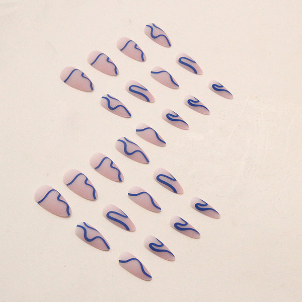 12 Sizes-24 Pcs Press On Nails W373