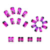 12 Sizes-24 Pcs Press On Nails Q739