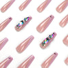 12 Sizes-24 Pcs Press On Nails JP1718