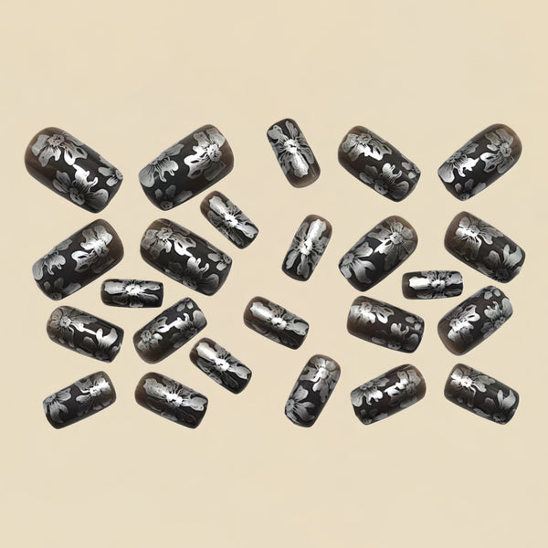 12 Sizes-24 Pcs Press On Nails Y1563