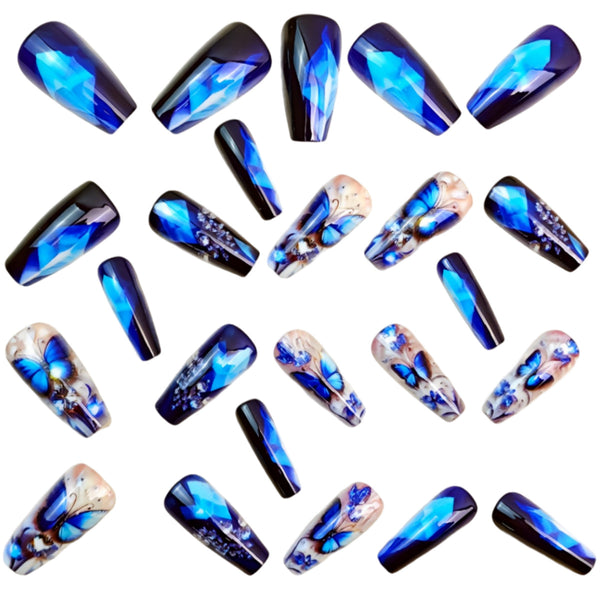 12 Sizes-24 Pcs Press On Nails Y1798