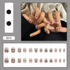 12 Sizes-24 Pcs Press On Nails R201