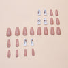 12 Sizes-24 Pcs Press On Nails W1832