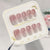 12 Sizes-24 Pcs Press On Nails SP112