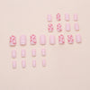12 Sizes-24 Pcs Press On Nails W1849
