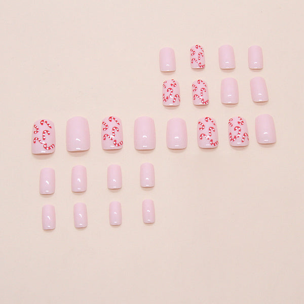 12 Sizes-24 Pcs Press On Nails W1849