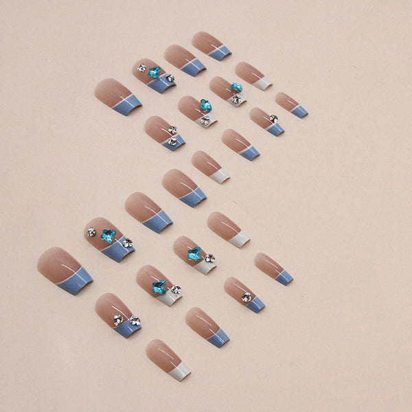 12 Sizes-24 Pcs Press On Nails Z784