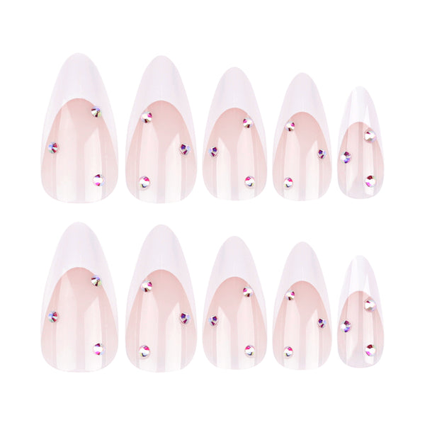 12 Sizes-24 Pcs Press On Nails JP3304