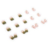 12 Sizes-24 Pcs Press On Nails Z315