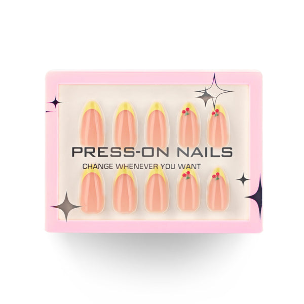 Glamhalo Premiere 30pcs Press On Nails – Eco-Friendly Perfect Fit - GD68