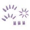 12 Sizes-24 Pcs Press On Nails W049
