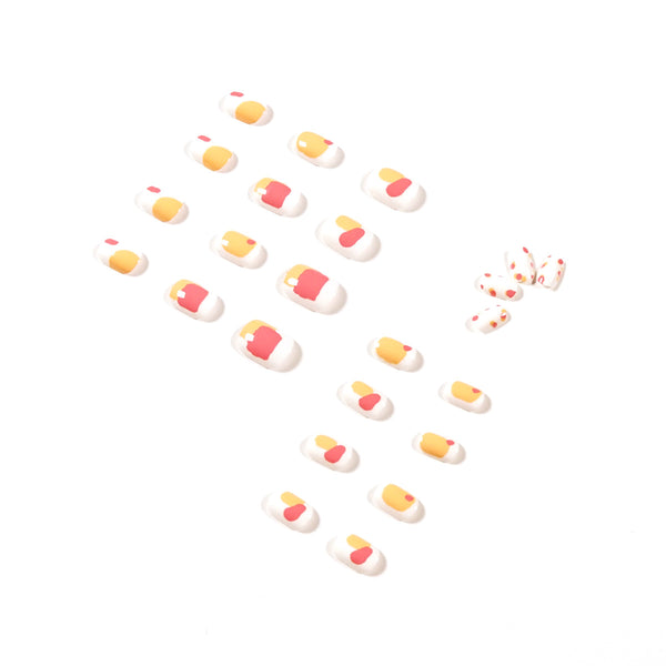 12 Sizes-24 Pcs Press On Nails JP1018