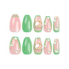 12 Sizes-24 Pcs Press On Nails JP3017
