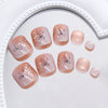 12 Sizes-24 Pcs Press On Nails F190