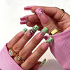 12 Sizes-24 Pcs Press On Nails JP2491