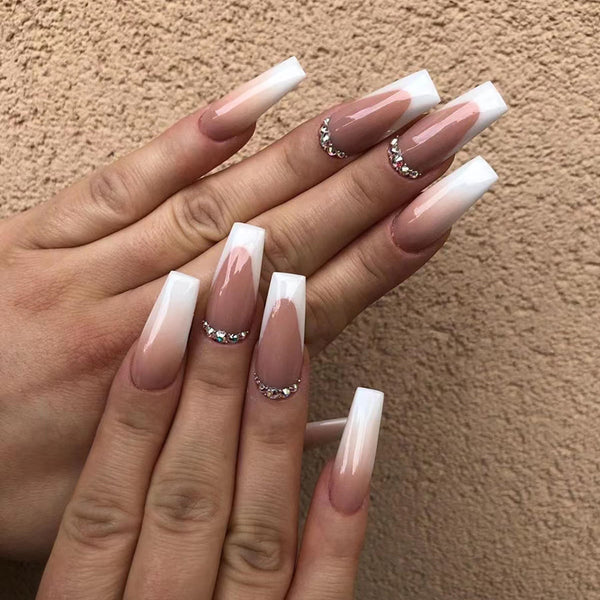 12 Sizes-24 Pcs Press On Nails Z637