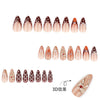 12 Sizes-24 Pcs Press On Nails JP4018