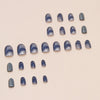 12 Sizes-24 Pcs Press On Nails W1601